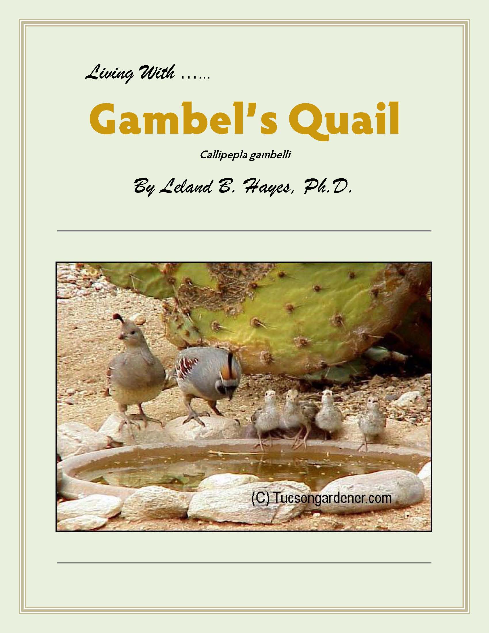Living With Gambel's Quail, a CD by Leland Hayes